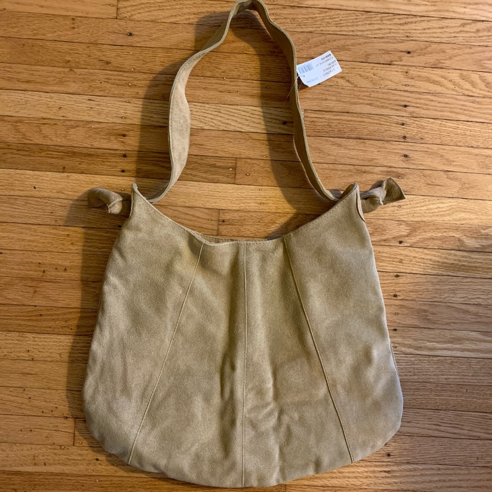 Large Tan Leather Purse